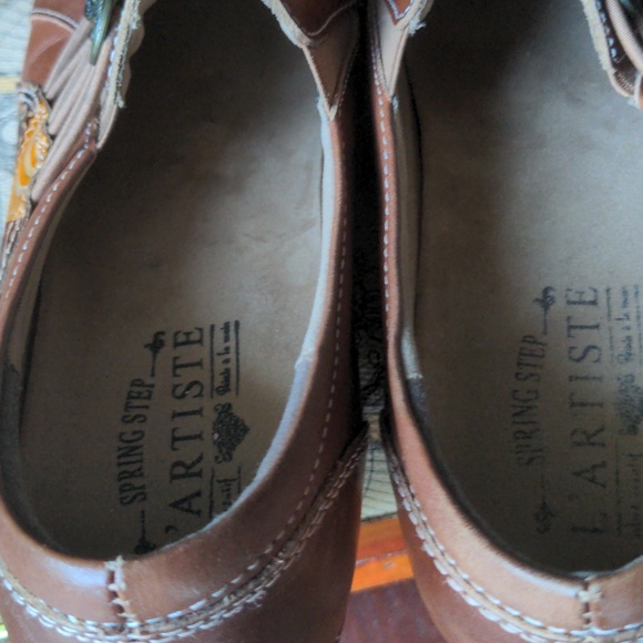 Spring Step L'Artiste Clogs Tan 38 - Picture 6 of 8